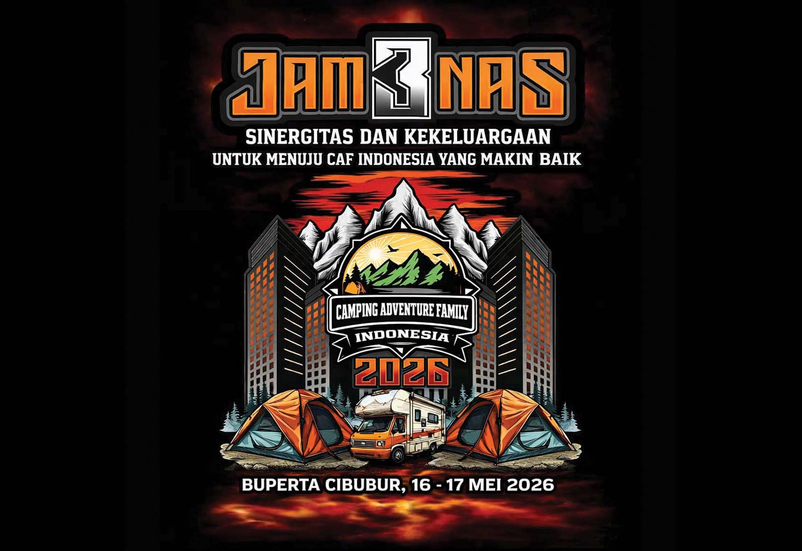 CAF Indonesia Akan Gelar JAMNAS 3 di Buperta Cibubur 16 – 17 Mei 2026