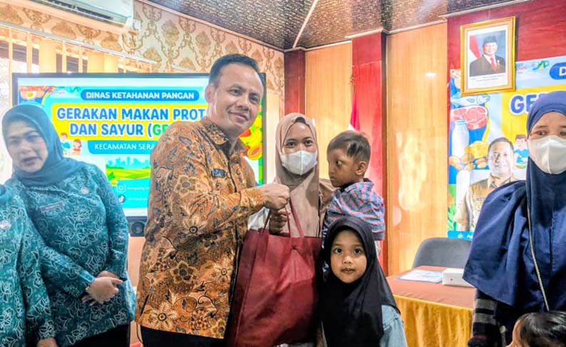 Dinas Ketapang Kabupaten Bekasi Ajak Warga Konsumsi Protein dan Sayur, Gempur Stunting di Serang Baru